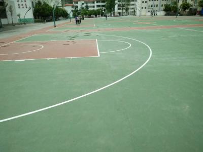 九龙县沙坪中学丙烯酸篮球场